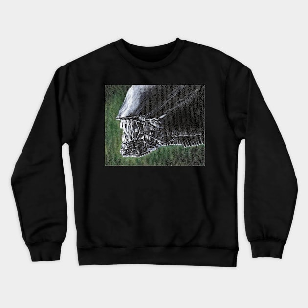 Xeno-Closeup Crewneck Sweatshirt by CraigMahoney